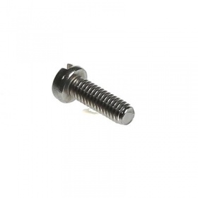 Flat-headed bolt DIN 84/ISO 1207 thread M4 L 14,5 mm SS intake slotted thread L 12 mm