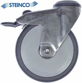 Otočné kolečko otvor na šroub V 158mm ø otvoru na šroub 10,5mm ø 125mm šířka kola 32mm