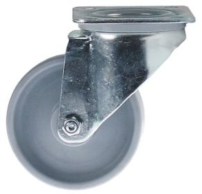 Otočné kolečko uchycení desky rozteč otvorů 60x78mm V 128mm ø 100mm