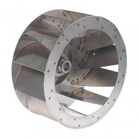 Kolo ventilátoru H1 120mm H2 46mm D1 ø 270mm D2 ø 195mm D3 ø 23mm listy 12