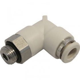 Push-in fitting angle 90° PPSU thread 1/8" pipe connection 6 mm suitable for de Jong Duke