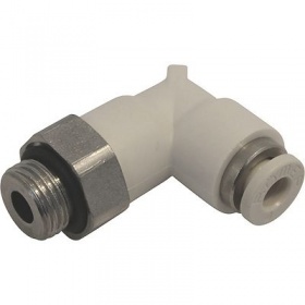 Push-in fitting angle 90° PPSU thread 1/8" pipe connection 4 mm suitable for de Jong Duke