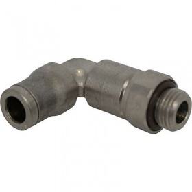 Push-in fitting thread 1/8" pipe connection 6 mm angled 90° suitable for de Jong Duke